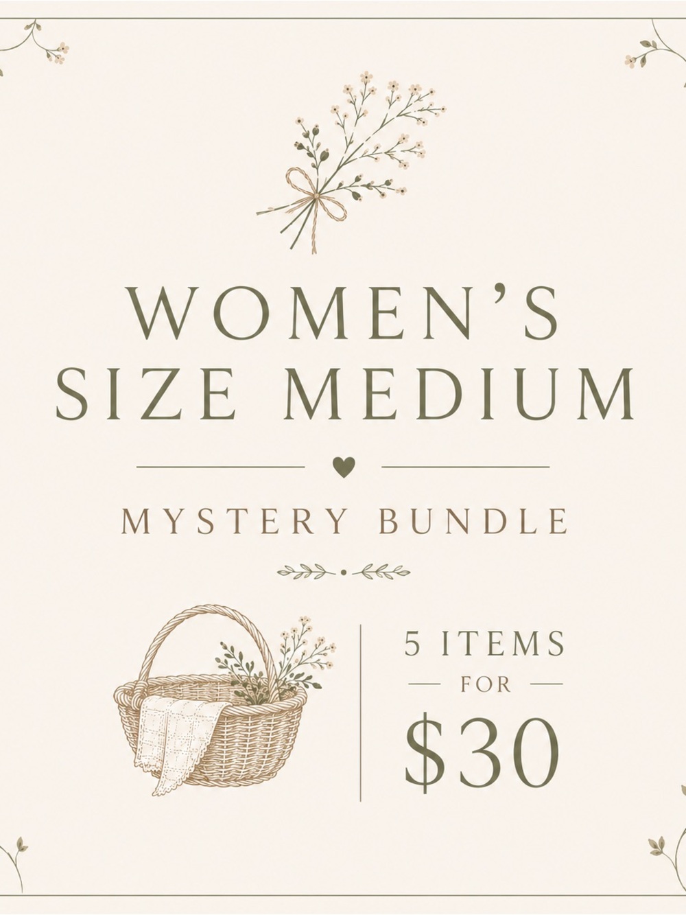 Women's Medium Mystery Bundle